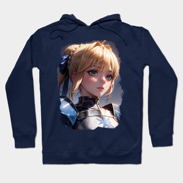 Fate Artoria Pendragon Hoodie by Kyauto